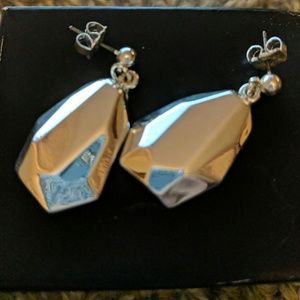 Avon Silvertone Earrings